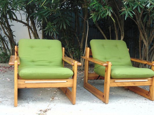 Armchairs, 1970s, Set of 2-GZF-980490