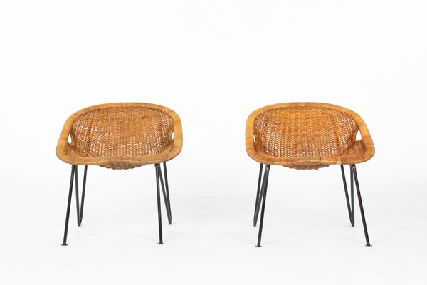 Armchairs attributed to Albert Moesch & Ernst Wolfer for Jenny, 1954, Set of 2-US-2022449