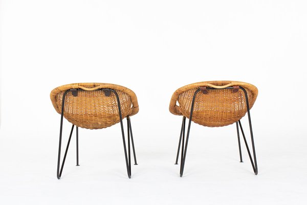 Armchairs attributed to Albert Moesch & Ernst Wolfer for Jenny, 1954, Set of 2-US-2022449