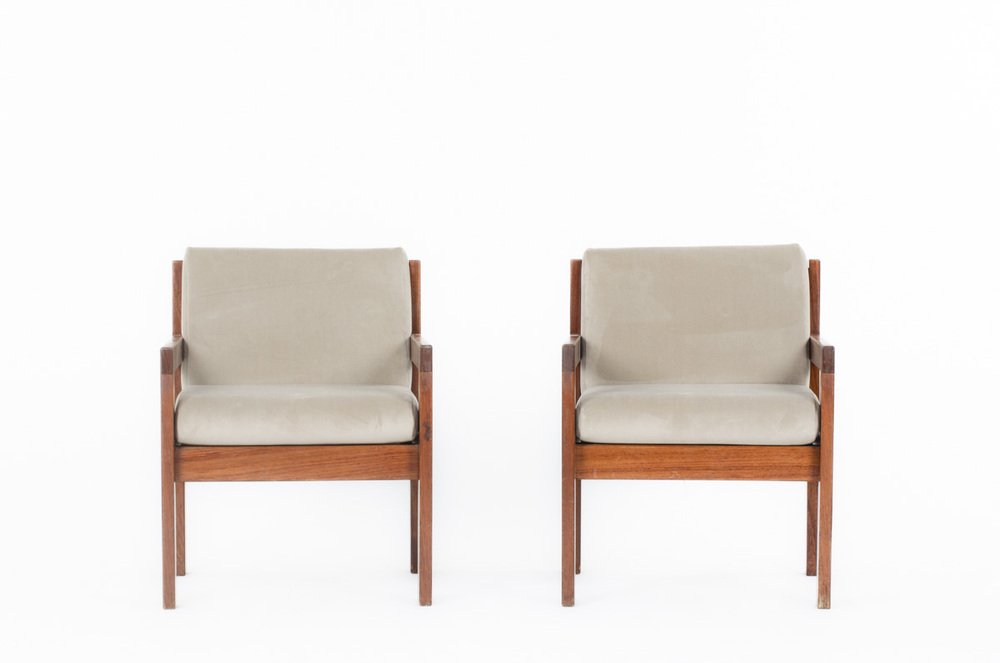 Armchairs attributed to André Sornay, 1960, Set of 2