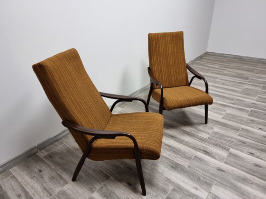 Armchairs attributed to Antonin Suman for Ton, 1960s, Set of 2-QJA-1402726