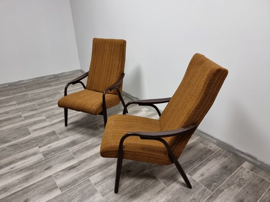 Armchairs attributed to Antonin Suman for Ton, 1960s, Set of 2-QJA-1402726