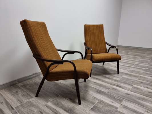 Armchairs attributed to Antonin Suman for Ton, 1960s, Set of 2-QJA-1402726