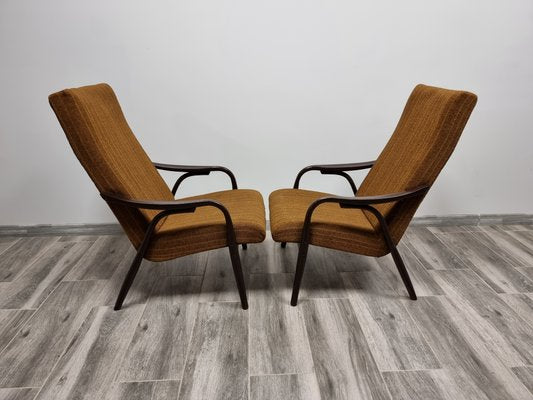 Armchairs attributed to Antonin Suman for Ton, 1960s, Set of 2-QJA-1402726