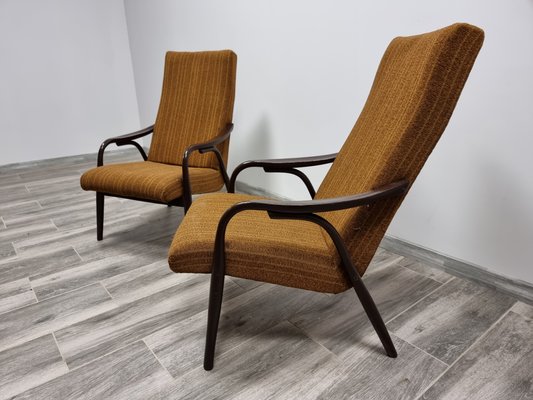 Armchairs attributed to Antonin Suman for Ton, 1960s, Set of 2-QJA-1402726