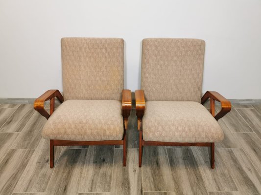 Armchairs attributed to Frantisek Jirak for Tatra, 1960s, Set of 2-QJA-1384255