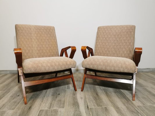 Armchairs attributed to Frantisek Jirak for Tatra, 1960s, Set of 2-QJA-1384255