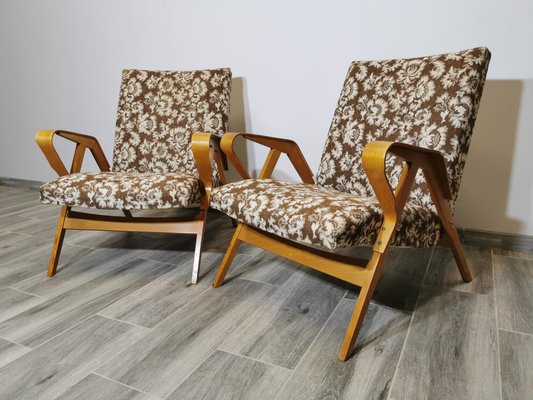 Armchairs attributed to Frantisek Jirak for Tatra, 1960s, Set of 2-QJA-1384251