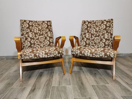 Armchairs attributed to Frantisek Jirak for Tatra, 1960s, Set of 2-QJA-1384251