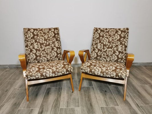 Armchairs attributed to Frantisek Jirak for Tatra, 1960s, Set of 2-QJA-1384251