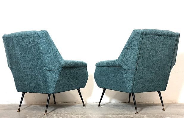 Armchairs attributed to Gigi Radice for Minotti, 1960s, Set of 2-FQG-1756593