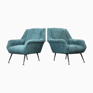 Armchairs attributed to Gigi Radice for Minotti, 1960s, Set of 2-FQG-1756593