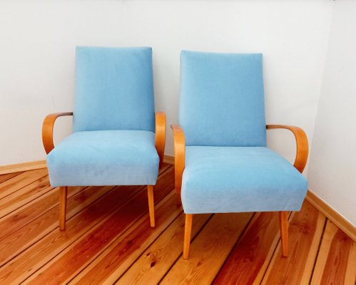 Armchairs attributed to Jaroslav Šmidek for Ton, Czechoslovakia, 1960s, Set of 2-DHD-1401133