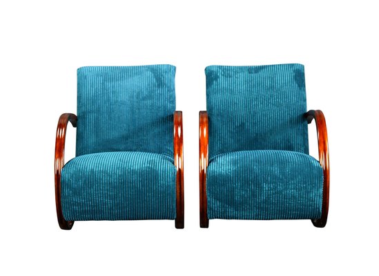 Armchairs attributed to Jindrich Halabala, 1934, Set of 2-YZB-1822634