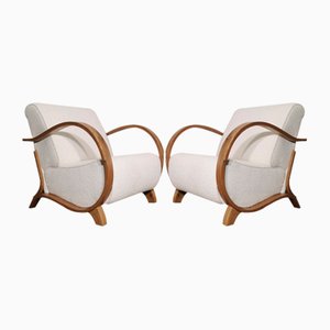 Armchairs attributed to Jindrich Halabala, Set of 2-QJA-1800536