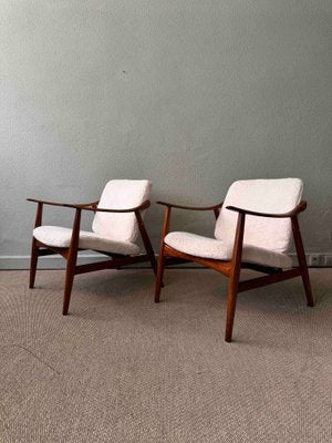 Armchairs attributed to José Cruz De Carvalho for Altamira, Portugal, 1960s, Set of 2-SBP-2019704