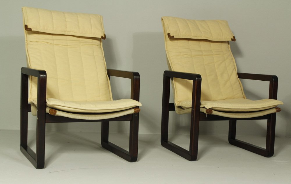 Armchairs attributed to Knut & Marianne Hagberg for Ikea, 1980s, Set of 2