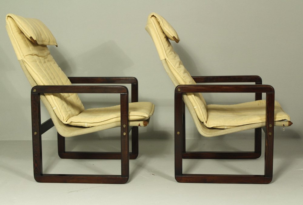 Armchairs attributed to Knut & Marianne Hagberg for Ikea, 1980s, Set of 2