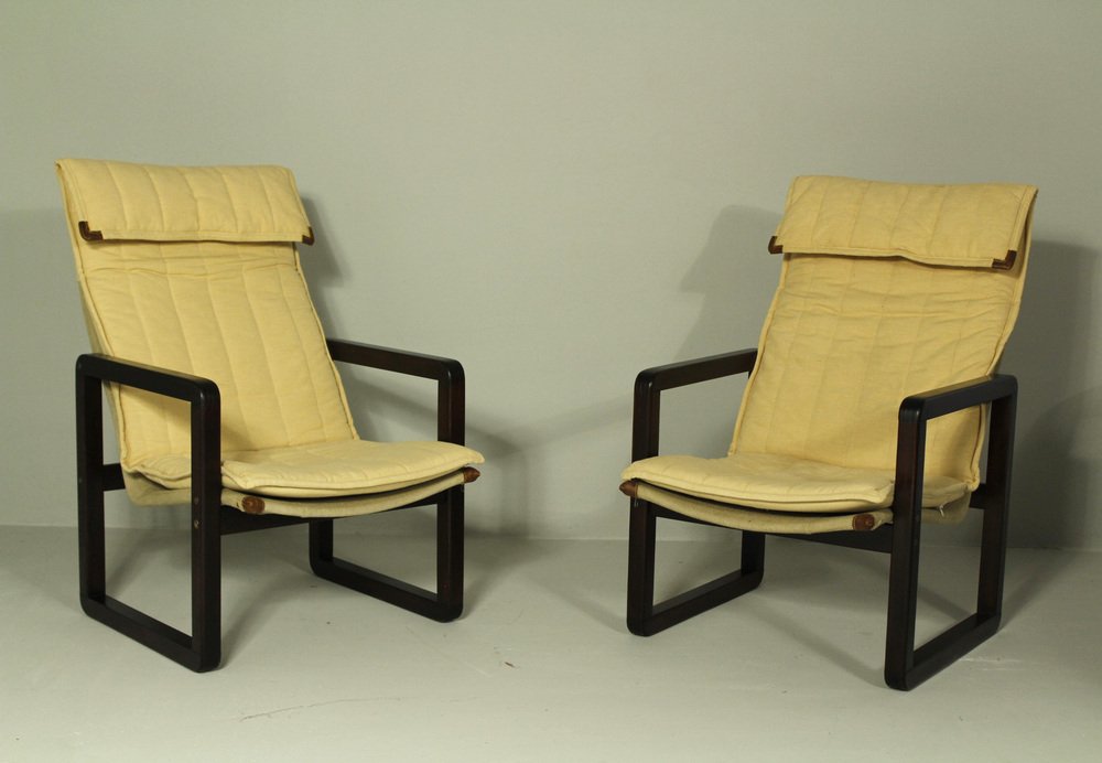 Armchairs attributed to Knut & Marianne Hagberg for Ikea, 1980s, Set of 2