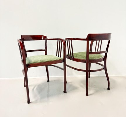 Armchairs attributed to Otto Wagner for Thonet, Austria, 1910s, Set of 2-FGA-1756220