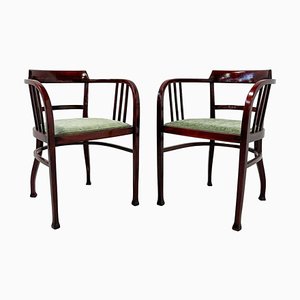 Armchairs attributed to Otto Wagner for Thonet, Austria, 1910s, Set of 2-FGA-1756220