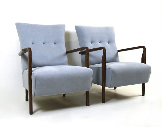 Armchairs attributed to Studio Tecnico Cassina, 1940s, Set of 2