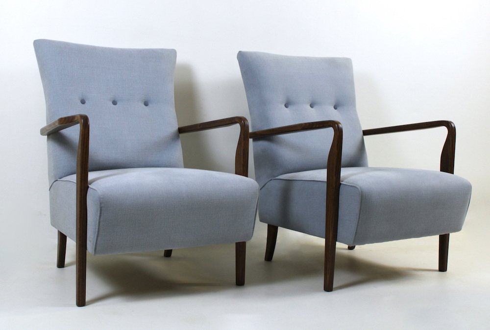 Armchairs attributed to Studio Tecnico Cassina, 1940s, Set of 2