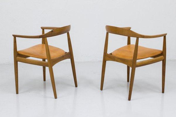 Armchairs by Arne Wahl Versen, 1950s, Set of 2-KO-1797709