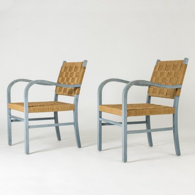 Armchairs by Axel Larsson for Bodafors, 1930s, Set of 2-NL-1817106