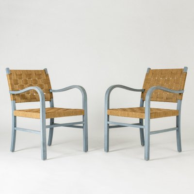 Armchairs by Axel Larsson for Bodafors, 1930s, Set of 2-NL-1817106