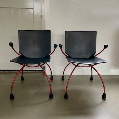 Armchairs by Boonzaaijer & Mazairac for Hennie De Jong, 1980s, Set of 2-IVH-2043360