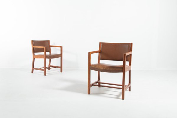 Armchairs by Børge Mogensen for Soborg Mobelfabrik, 1960s, Set of 2-KMC-885311