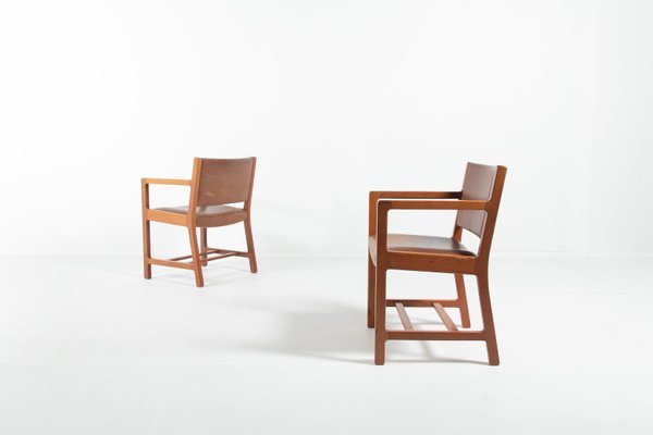 Armchairs by Børge Mogensen for Soborg Mobelfabrik, 1960s, Set of 2-KMC-885311