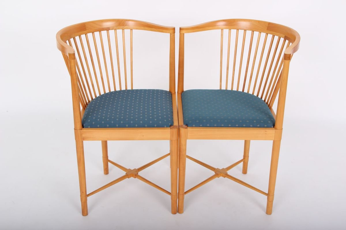 Armchairs by Børge Mogensen for Søborg Møbelfabrik, 1970s, Set of 4