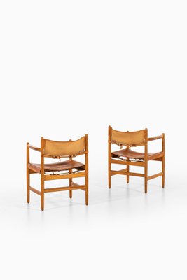 Armchairs by Børge Mogensen for Svensk Fur, Sweden, 1950s, Set of 4-SC-753419