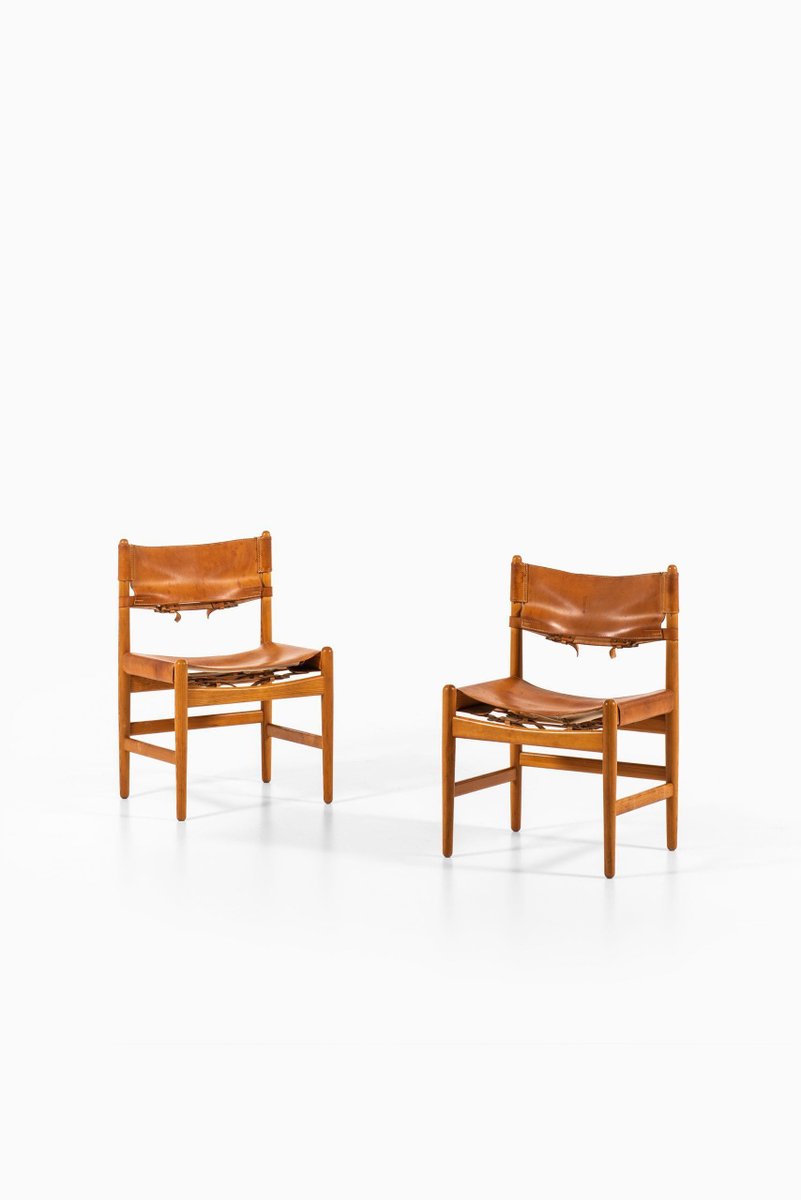 Armchairs by Børge Mogensen for Svensk Fur, Sweden, 1950s, Set of 4