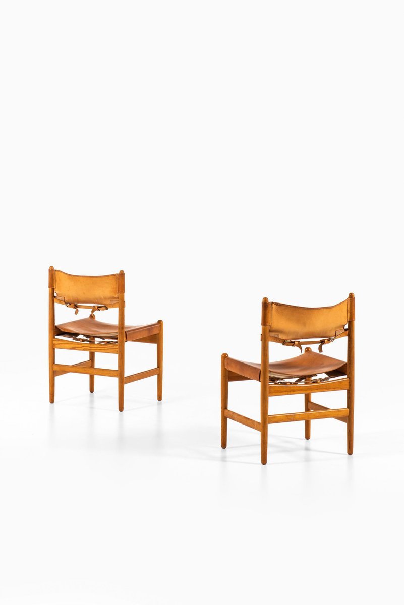 Armchairs by Børge Mogensen for Svensk Fur, Sweden, 1950s, Set of 4