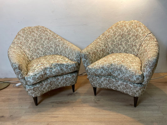 Armchairs by Bruno Munari, 1950s, Set of 2