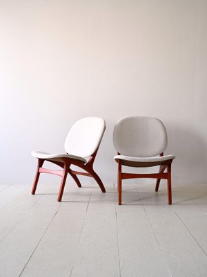 Armchairs by Carl Edward Matthes, 1950s, Set of 2-QWP-1816292