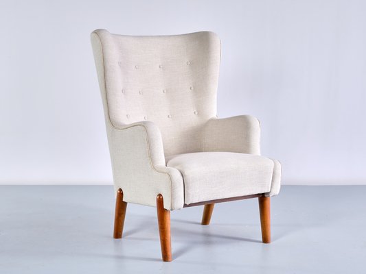 Armchairs by Eva and Nils Koppel for Slagelse Møbelværk, Denmark, 1950s, Set of 2-FMT-1275233