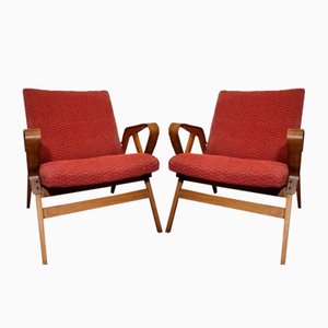 Armchairs by Fantisek Points for Tatra, Set of 2-QJA-1334694