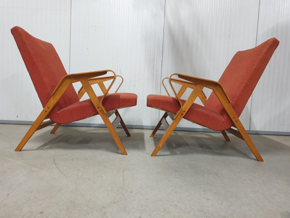 Armchairs by František Jirák for Tatra Acquisition, Czechoslovakia, 1970s, Set of 2