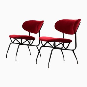 Armchairs by Gastone Rinaldi, 1950s, Set of 4-RAF-1371636