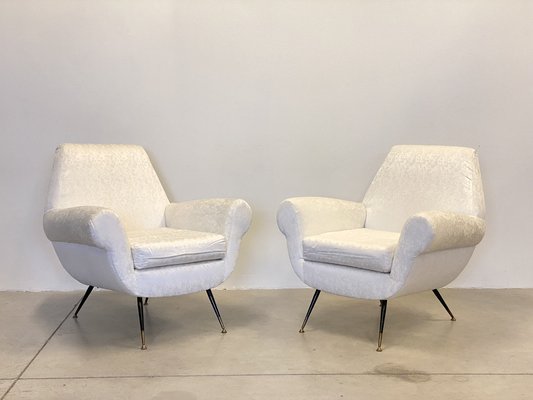 Armchairs by Gigi Radice for Minotti, 1950s, Set of 2-NPC-1798017