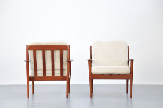 Armchairs by Grete Jalk, 1960s, Set of 2