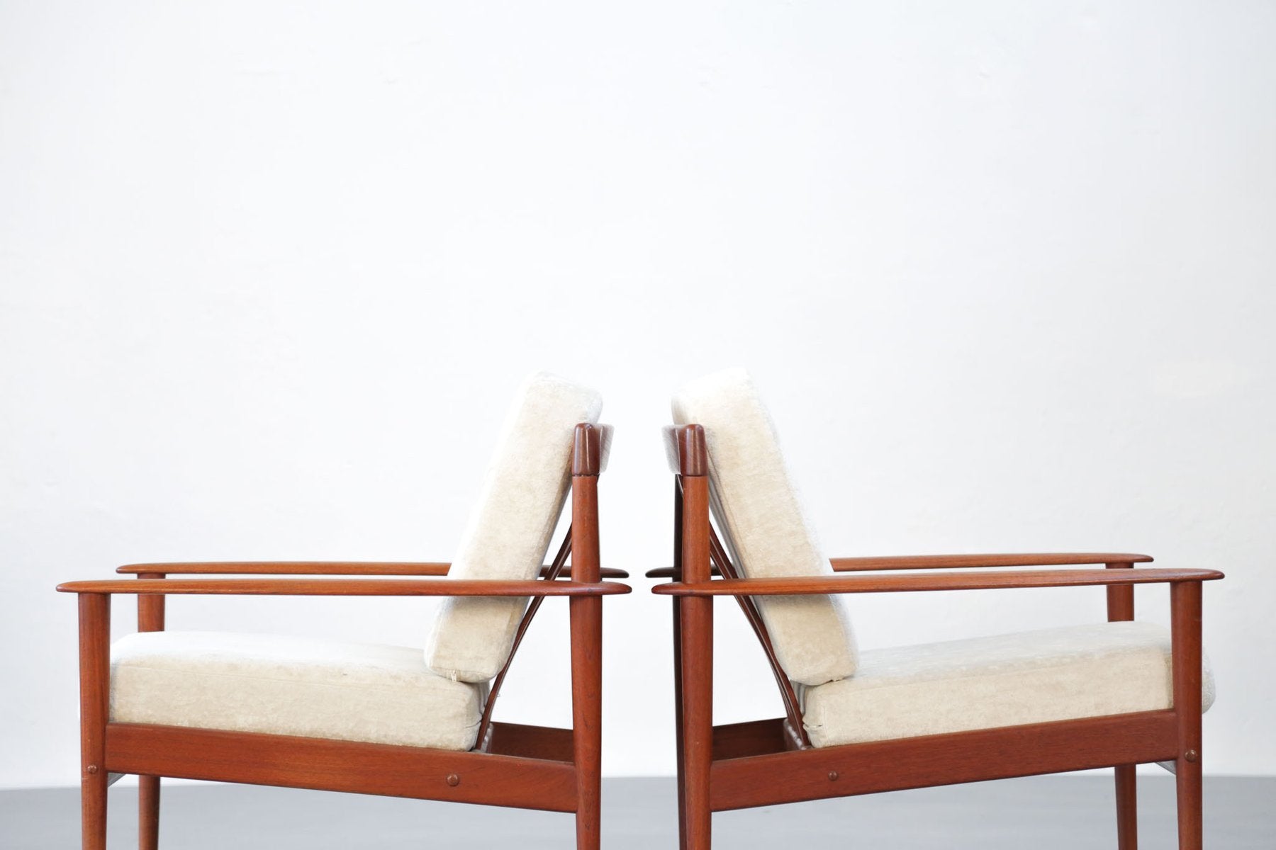 Armchairs by Grete Jalk, 1960s, Set of 2