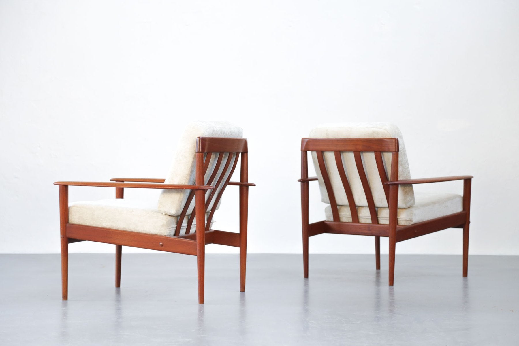 Armchairs by Grete Jalk, 1960s, Set of 2