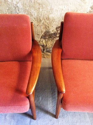 Armchairs by Grete Jalk for France & Son, 1960s, Set of 2-MCB-2040334