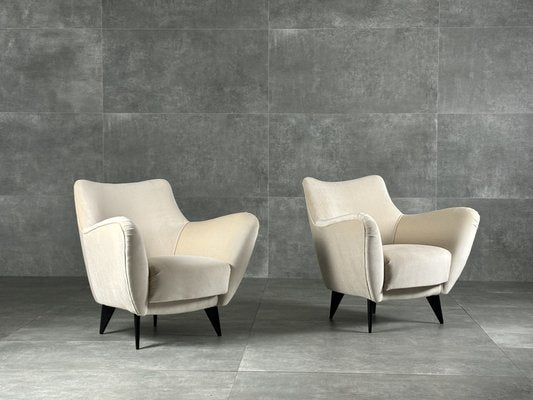 Armchairs by Guglielmo Veronesi for ISA, Italy, 1950s, Set of 2-RAF-1796381