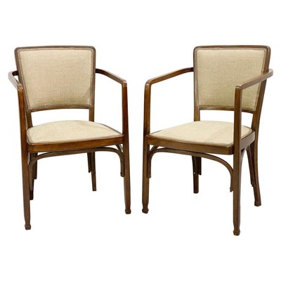 Armchairs by Gustav Siegel for J & J Kohn, Set of 2-FGA-923145